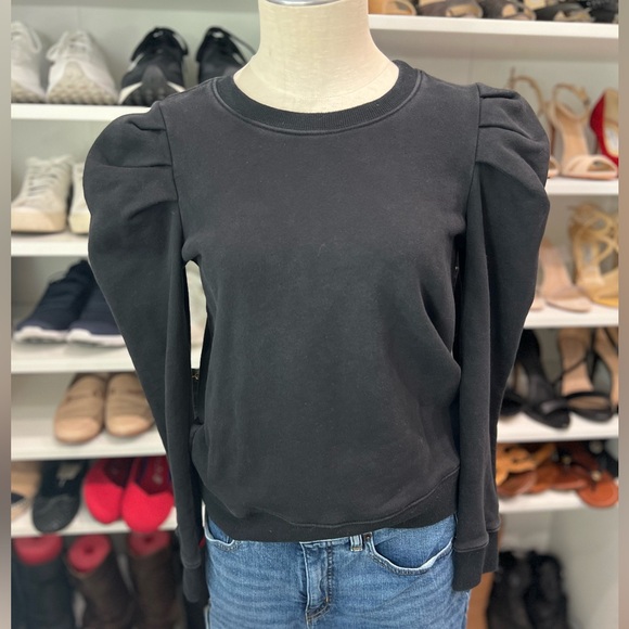Pam & Gela 🖤 Puff Sleeve Sweatshirt • Black • Small - Picture 3 of 6